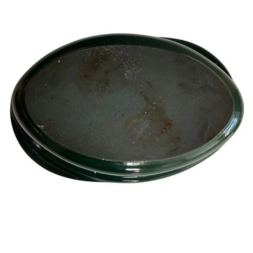 Chasseur French Duck Enameled Cast iron 1.25 QT Casserole baking Dish Green‎